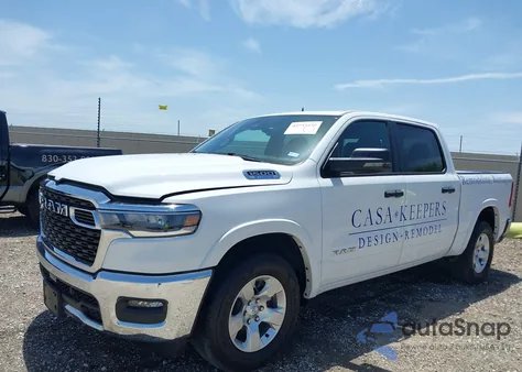 2025 Ram 1500 Lone Star 4X2 5'7 Box from USA, damaged, VIN 1C6RREFG2SN527646